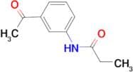 N-(3-acetylphenyl)propanamide