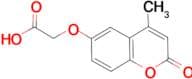 [(4-methyl-2-oxo-2H-chromen-6-yl)oxy]acetic acid