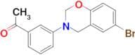 1-[3-(6-bromo-2H-1,3-benzoxazin-3(4H)-yl)phenyl]ethanone