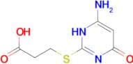 3-[(4-amino-6-oxo-1,6-dihydropyrimidin-2-yl)thio]propanoic acid