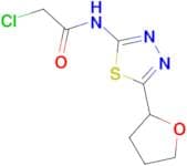 2-chloro-N-[5-(tetrahydro-2-furanyl)-1,3,4-thiadiazol-2-yl]acetamide
