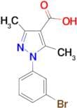 1-(3-Bromo-phenyl)-3,5-dimethyl-1H-pyrazole-4-carboxylic acid