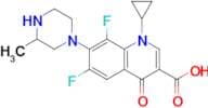 1-Cyclopropyl-6,8-difluoro-7-(3-methylpiperazin-1-yl)-4-oxo-1,4-dihydroquinoline-3-carboxylic acid