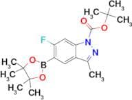 Tert-Butyl 6-fluoro-3-methyl-5-(4,4,5,5-tetramethyl-1,3,2-dioxaborolan-2-yl)-1H-indazole-1-carboxy…