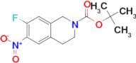 Tert-Butyl 7-fluoro-6-nitro-3,4-dihydroisoquinoline-2(1H)-carboxylate