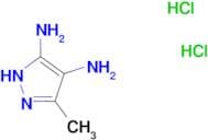 3-methyl-1H-pyrazole-4,5-diamine dihydrochloride