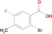 2-BROMO-5-FLUORO-4-METHYLBENZOIC ACID