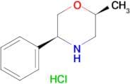 (2S,5S)-2-METHYL-5-PHENYLMORPHOLINE HCL