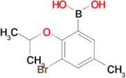 (3-Bromo-2-isopropoxy-5-methylphenyl)boronic acid