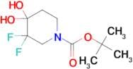 Tert-Butyl 3,3-difluoro-4,4-dihydroxypiperidine-1-carboxylate