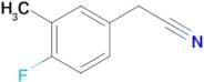 4-Fluoro-3-methylphenylacetonitrile