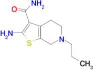 2-amino-6-propyl-4H,5H,6H,7H-thieno[2,3-c]pyridine-3-carboxamide