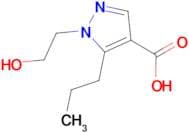 1-(2-hydroxyethyl)-5-propyl-1H-pyrazole-4-carboxylic acid
