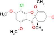 (2S,6'R)-7-chloro-2',4,6-trimethoxy-6'-methyl-3H-spiro[1-benzofuran-2,1'-cyclohexan]-2'-ene-3,4'-d…