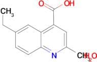 6-ethyl-2-methyl-4-quinolinecarboxylic acid hydrate