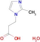 3-(2-methyl-1H-imidazol-1-yl)propanoic acid hydrate