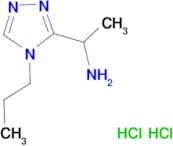[1-(4-propyl-4H-1,2,4-triazol-3-yl)ethyl]amine dihydrochloride
