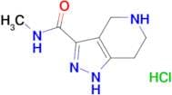 N-methyl-4,5,6,7-tetrahydro-2H-pyrazolo[4,3-c]pyridine-3-carboxamide hydrochloride