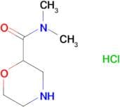 N,N-dimethyl-2-morpholinecarboxamide hydrochloride