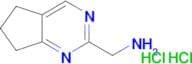 (6,7-dihydro-5H-cyclopenta[d]pyrimidin-2-ylmethyl)amine dihydrochloride