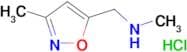 N-methyl-1-(3-methyl-5-isoxazolyl)methanamine hydrochloride