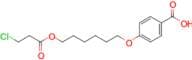 4-((6-((3-Chloropropanoyl)oxy)hexyl)oxy)benzoic acid