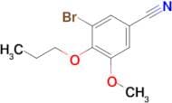 3-bromo-5-methoxy-4-propoxybenzonitrile