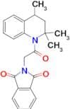 2-[2-oxo-2-(2,2,4-trimethyl-3,4-dihydroquinolin-1(2H)-yl)ethyl]-1H-isoindole-1,3(2H)-dione