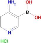(4-amino-3-pyridinyl)boronic acid hydrochloride