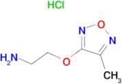 {2-[(4-methyl-1,2,5-oxadiazol-3-yl)oxy]ethyl}amine hydrochloride