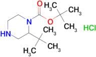 TERT-BUTYL 2-TERT-BUTYLPIPERAZINE-1-CARBOXYLATE HCL