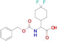 2-(((BENZYLOXY)CARBONYL)AMINO)-2-(4,4-DIFLUOROCYCLOHEXYL)ACETIC ACID