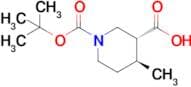 TRANS--1-(TERT-BUTOXYCARBONYL)-4-METHYLPIPERIDINE-3-CARBOXYLIC ACID