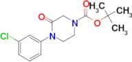 TERT-BUTYL 4-(3-CHLOROPHENYL)-3-OXOPIPERAZINE-1-CARBOXYLATE