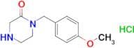 1-(4-methoxybenzyl)-2-piperazinone hydrochloride