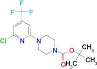Tert-Butyl 4-[6-Chloro-4-(trifluoromethyl)-2-pyridyl]piperazine-1-carboxylate