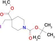 1-tert-Butyl 4-methyl 4-(iodomethyl)piperidine-1,4-dicarboxylate