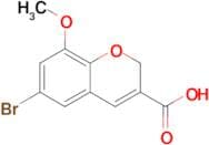 6-Bromo-8-methoxy-2H-chromene-3-carboxylic acid