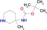 Tert-Butyl (3-methylpiperidin-3-yl)carbamate