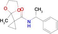 (R)-1-(2-METHYL-1,3-DIOXOLAN-2-YL)-N-(1-PHENYLETHYL)CYCLOPROPANECARBOXAMIDE