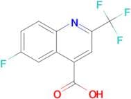 6-FLUORO-2-(TRIFLUOROMETHYL)QUINOLINE-4-CARBOXYLIC ACID