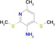 6-METHYL-2,4-BIS-METHYLSULFANYLPYRIDIN-3-YLAMINE