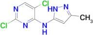 2,5-DICHLORO-N-(5-METHYL-1H-PYRAZOL-3-YL)PYRIMIDIN-4-AMINE
