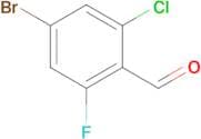 4-Bromo-2-chloro-6-fluorobenzaldehyde