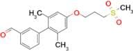 2',6'-DIMETHYL-4'-(3-(METHYLSULFONYL)PROPOXY)-[1,1'-BIPHENYL]-3-CARBALDEHYDE