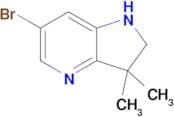 6-BROMO-3,3-DIMETHYL-2,3-DIHYDRO-1H-PYRROLO[3,2-B]PYRIDINE