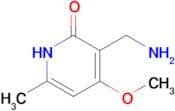 3-(Aminomethyl)-4-methoxy-6-methylpyridin-2-ol