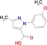 1-(3-Methoxyphenyl)-3-methyl-1H-pyrazole-5-carboxylic acid