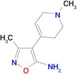 3-methyl-4-(1-methyl-1,2,3,6-tetrahydropyridin-4-yl)isoxazol-5-amine