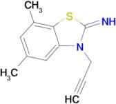 5,7-dimethyl-3-(prop-2-yn-1-yl)benzo[d]thiazol-2(3H)-imine